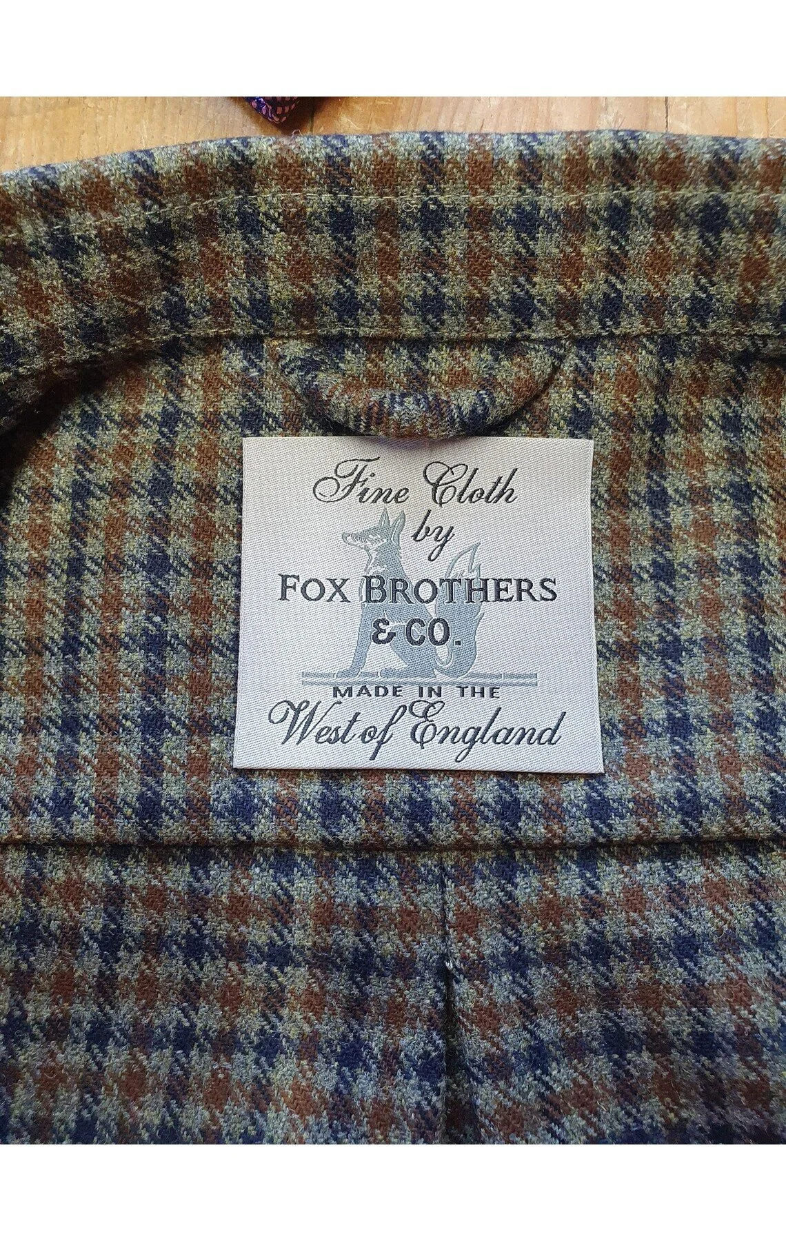 Tweed Overshirt in Fox Brothers Tweed — TWEED ADDICT